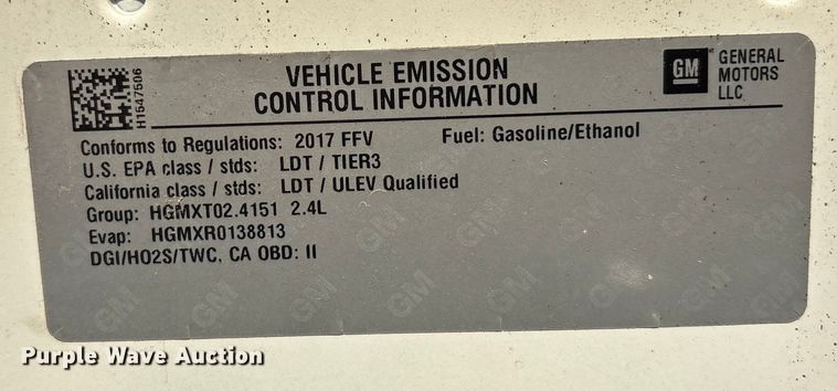 image for item FC1539 2017 Chevrolet Equinox SUV