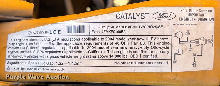 image for item FC1540 2004 Ford F450 Super Duty utility / service truck