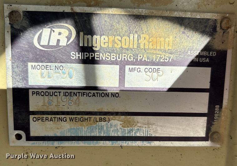 image for item FC1543 Ingersoll Rand DD-90 double drum vibratory roller