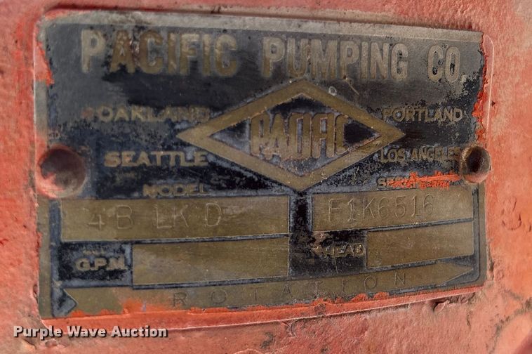 image for item FC1566 Allis-Chalmers irrigation pump