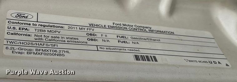 image for item FG0077 2011 Ford F350 Super Duty Crew Cab pickup truck