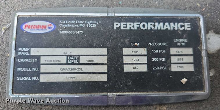 image for item FI0671 2016 Spartan LA41M2142 pumper fire truck