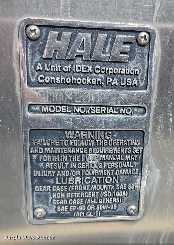 image for item FI0671 2016 Spartan LA41M2142 pumper fire truck