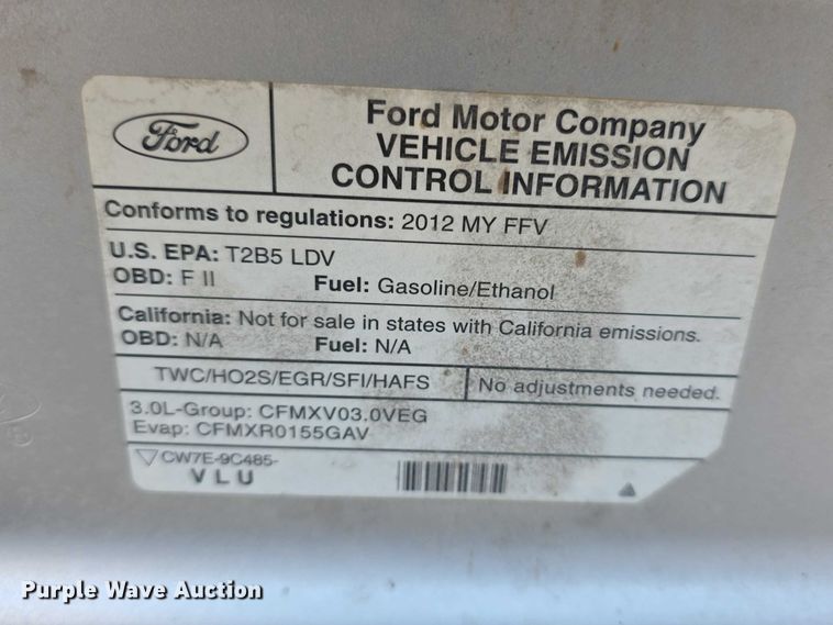 image for item FI0889 2012 Ford Fusion SE 
