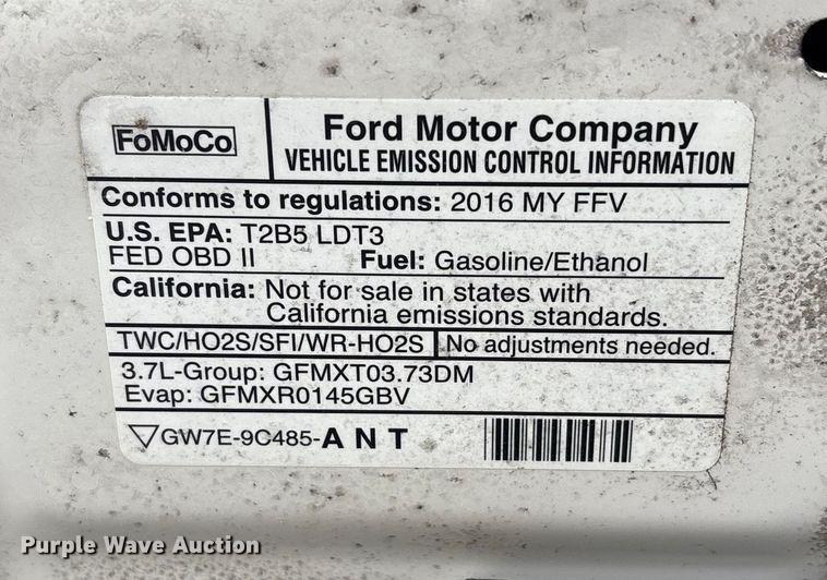 image for item FK1150 2016 Ford Explorer Police Interceptor SUV