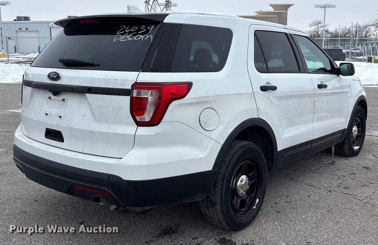 image for item FK1151 2016 Ford Explorer Police Interceptor SUV