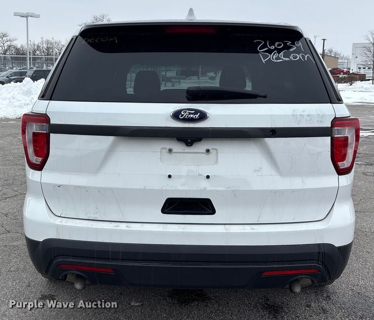 image for item FK1151 2016 Ford Explorer Police Interceptor SUV