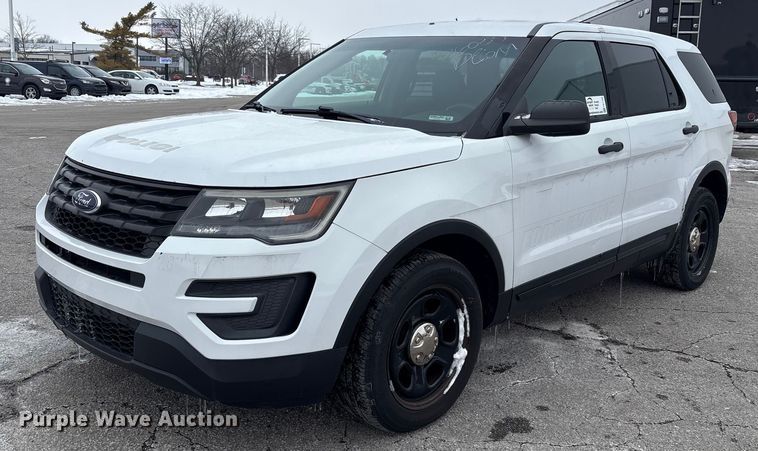 image for item FK1152 2016 Ford Explorer Police Interceptor SUV