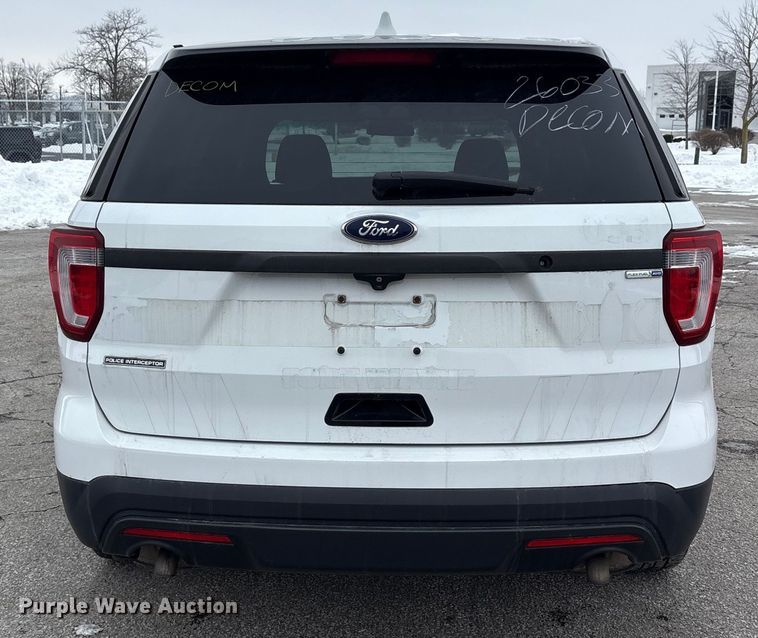 image for item FK1152 2016 Ford Explorer Police Interceptor SUV