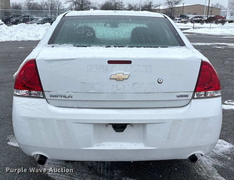 image for item FK1156 2016 Chevrolet Impala Limited Police Cruiser 