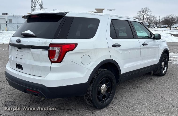 image for item FK1158 2016 Ford Explorer Police Interceptor SUV