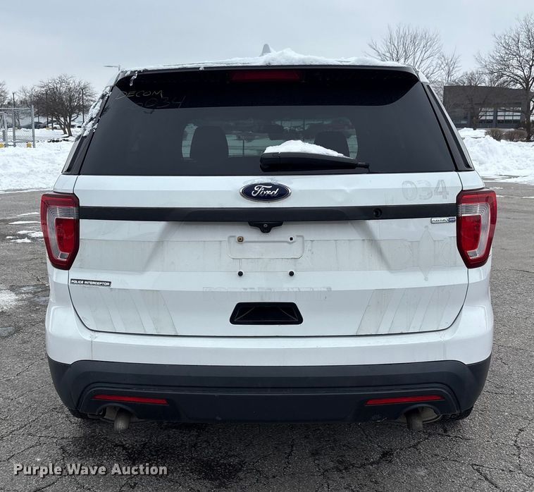 image for item FK1158 2016 Ford Explorer Police Interceptor SUV