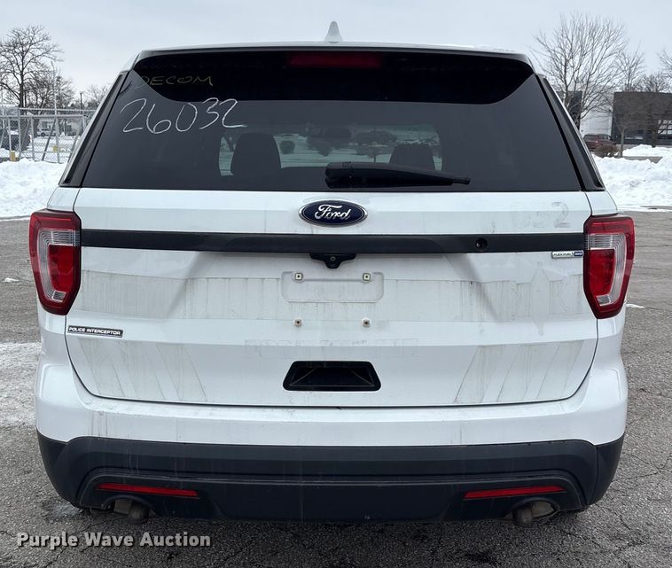 image for item FK1159 2016 Ford Explorer Police Interceptor SUV