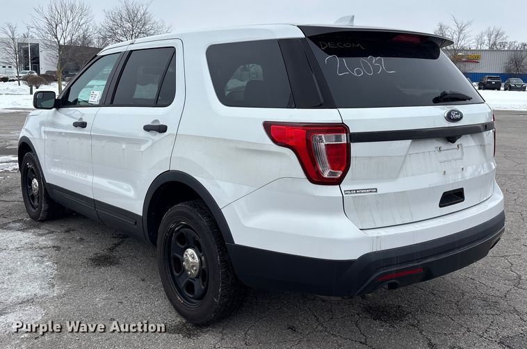 image for item FK1159 2016 Ford Explorer Police Interceptor SUV