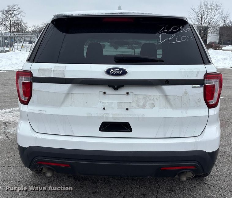 image for item FK1160 2016 Ford Explorer Police Interceptor SUV