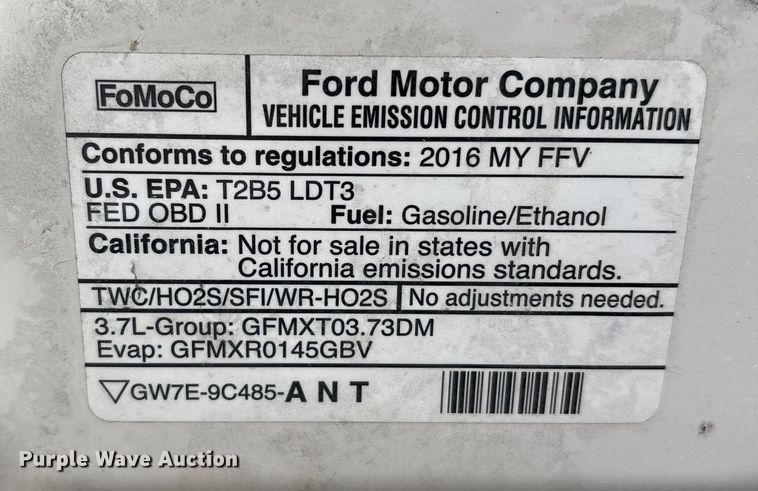 image for item FK1160 2016 Ford Explorer Police Interceptor SUV