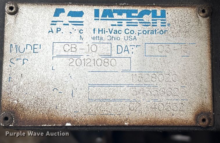 image for item FK1161 2013 International 7500 hydrovac truck