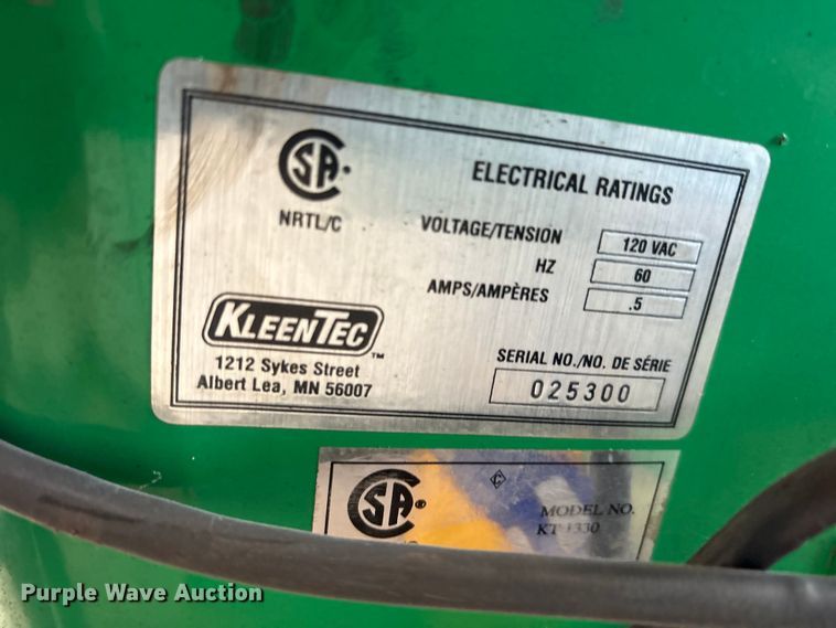 image for item FK1165 (3) KleenTec KT 1330 parts washers