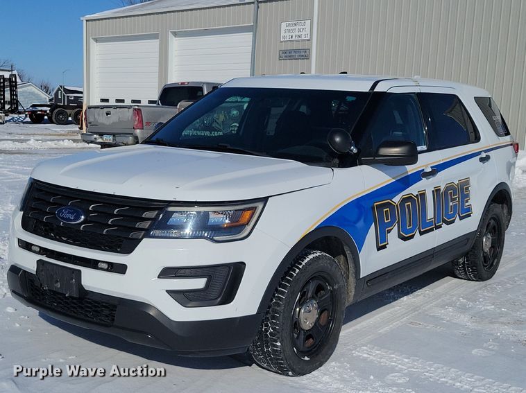image for item NK9802 2017 Ford Explorer Police Interceptor  SUV