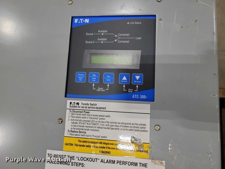 image for item NK9806 Generac Eaton ATC-300  transfer switch