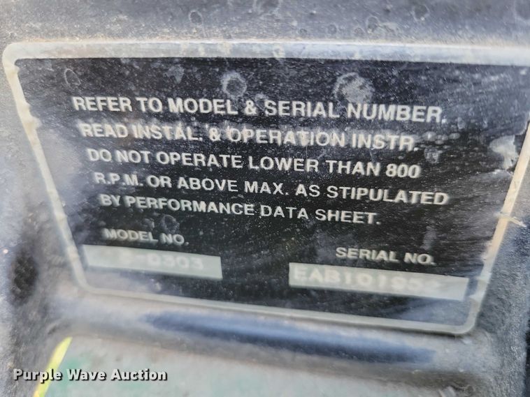 image for item NK9816 John Deere  AC1-CG16S air compressor