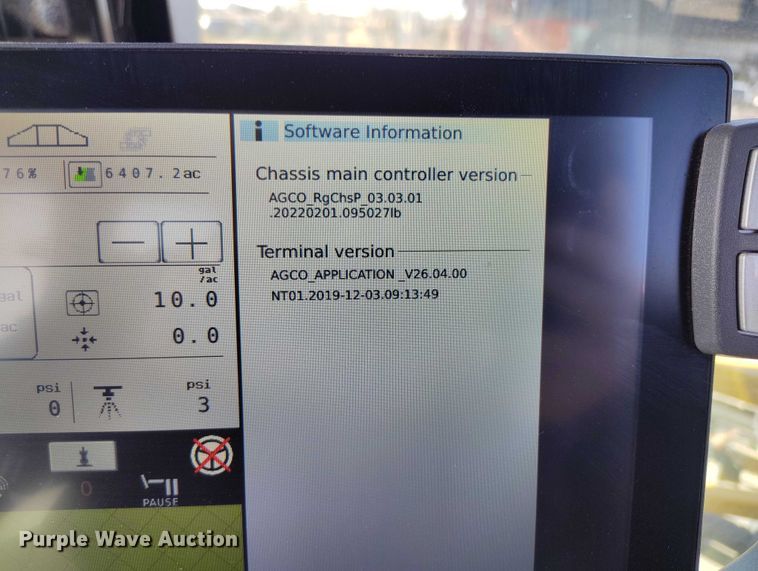 image for item DT0926 2020 Rogator RG900C sprayer