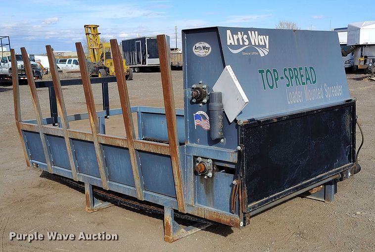 image for item DT0943 Arts Way 650600 Top-Spread wheel loader bale processor