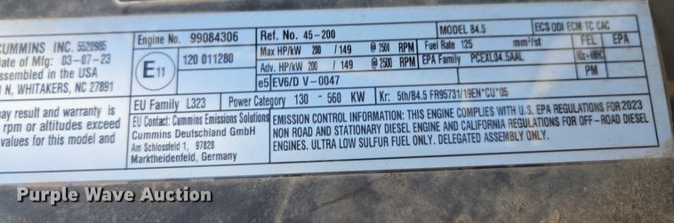 image for item DU2720 2023 Apache AS850 sprayer