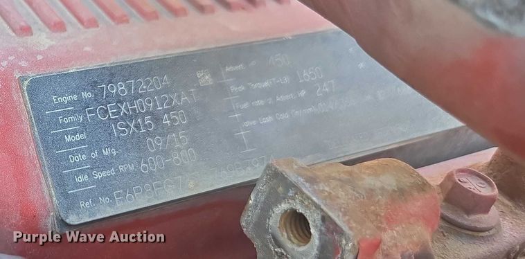 image for item DU2726 2016 Peterbilt 389 semi truck