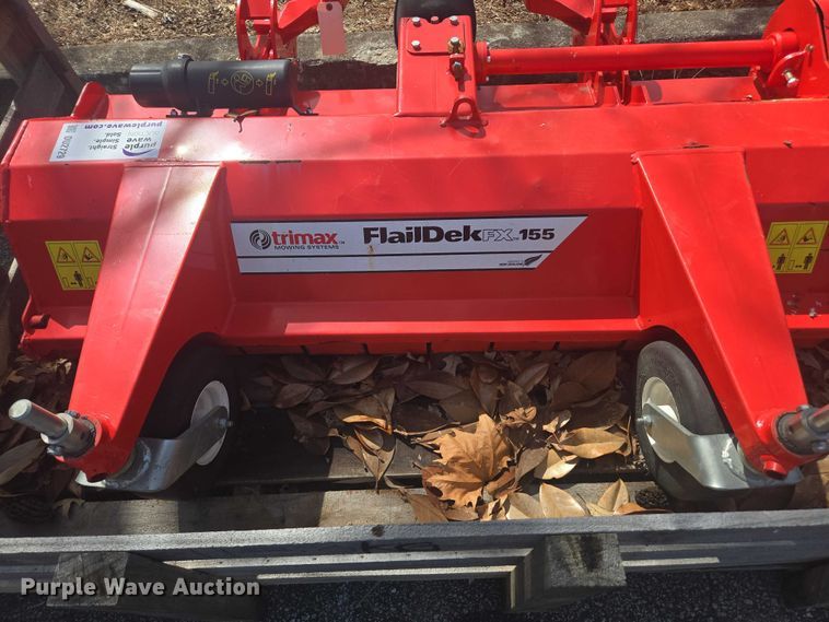 image for item DU2729 2019 Trimax Flaildek FX155 front mounted flail mower