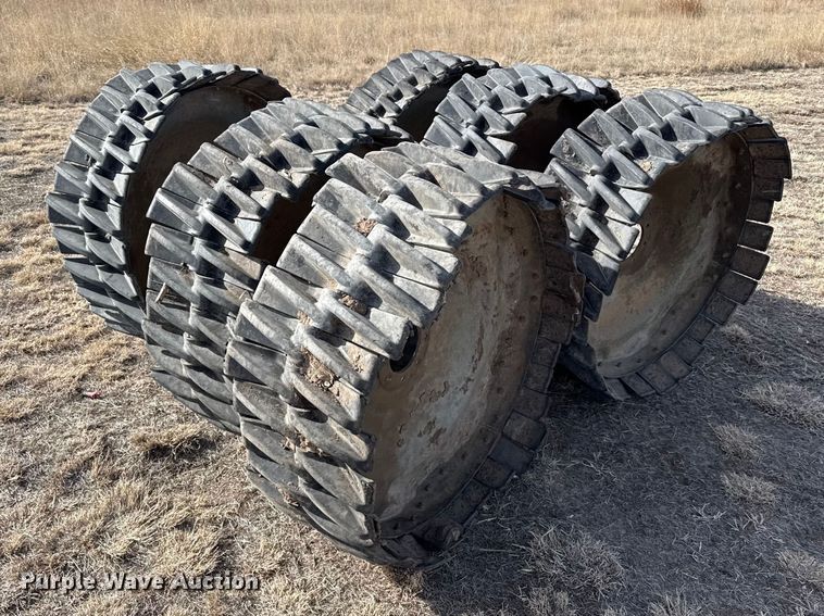 image for item DZ5025 (6) irrigation pivot wheels and tires