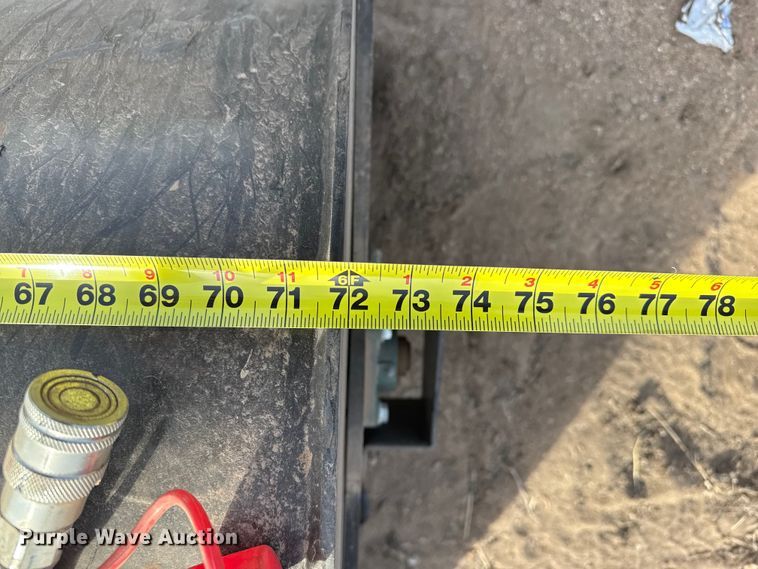 image for item DZ5031 2024 Mower King SSBM72 skid steer sweeper