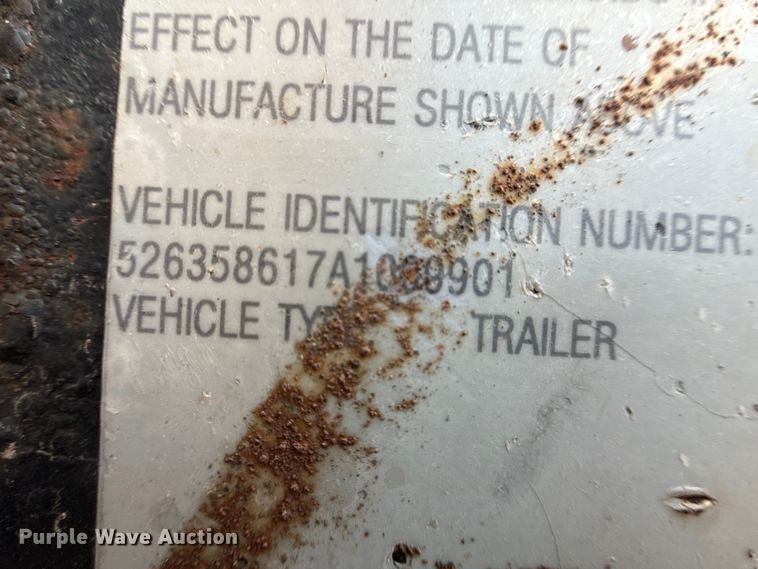 image for item DZ5032 2011 Hackney trailer dolly