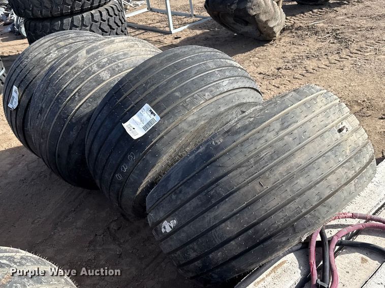 image for item DZ5044 (4) 21.5L-16.1SL tires and wheels