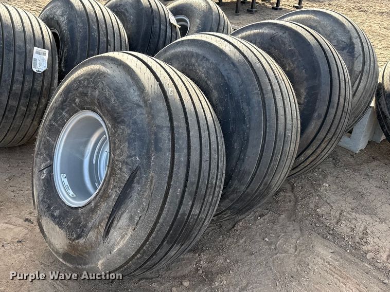 image for item DZ5045 (4) 21.5L-16.1SL tires and wheels