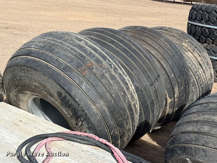 image for item DZ5045 (4) 21.5L-16.1SL tires and wheels