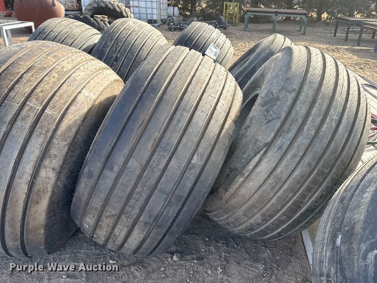 image for item DZ5045 (4) 21.5L-16.1SL tires and wheels