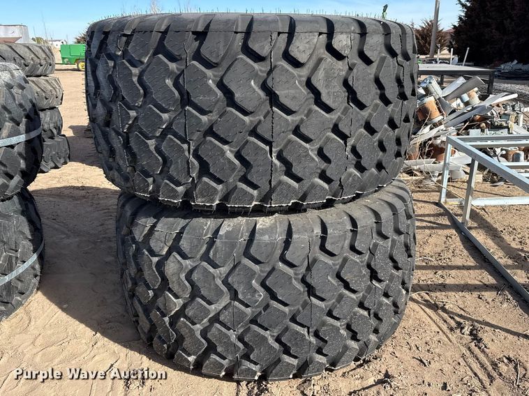 image for item DZ5049 (2) 28LR26 tires and wheels