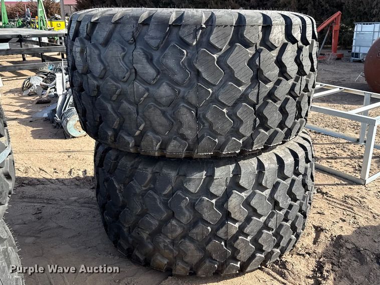 image for item DZ5049 (2) 28LR26 tires and wheels