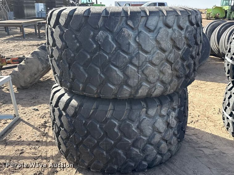 image for item DZ5049 (2) 28LR26 tires and wheels