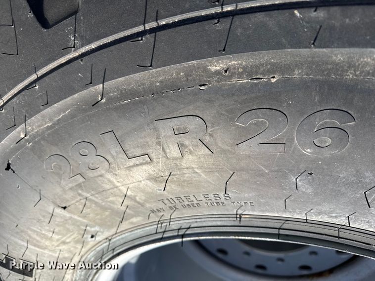 image for item DZ5049 (2) 28LR26 tires and wheels