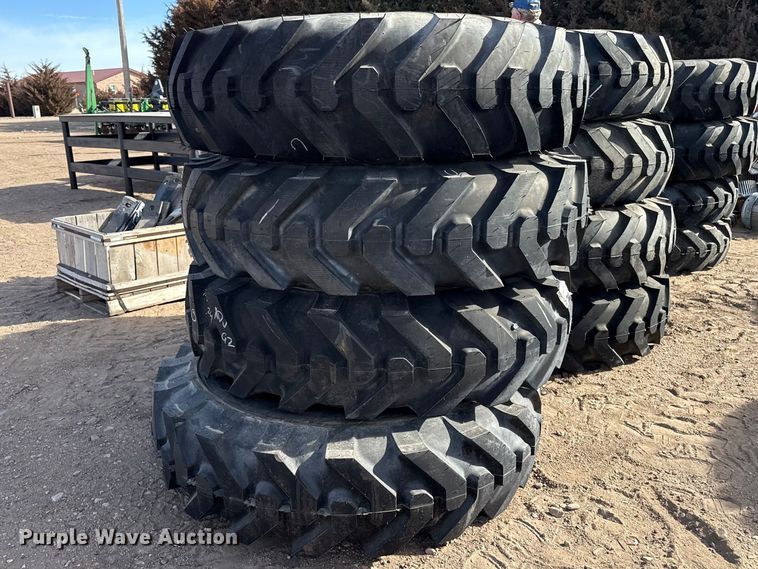 image for item DZ5052 (4) 13.00-24 tires and wheels