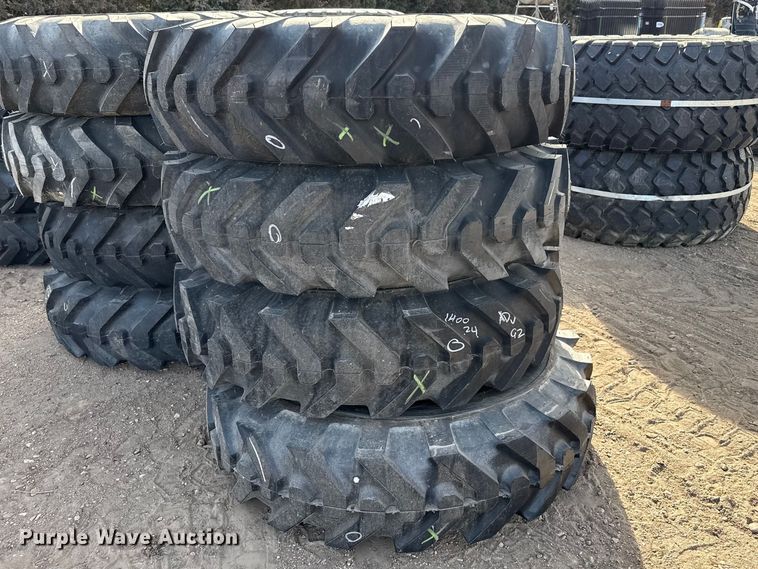 image for item DZ5052 (4) 13.00-24 tires and wheels