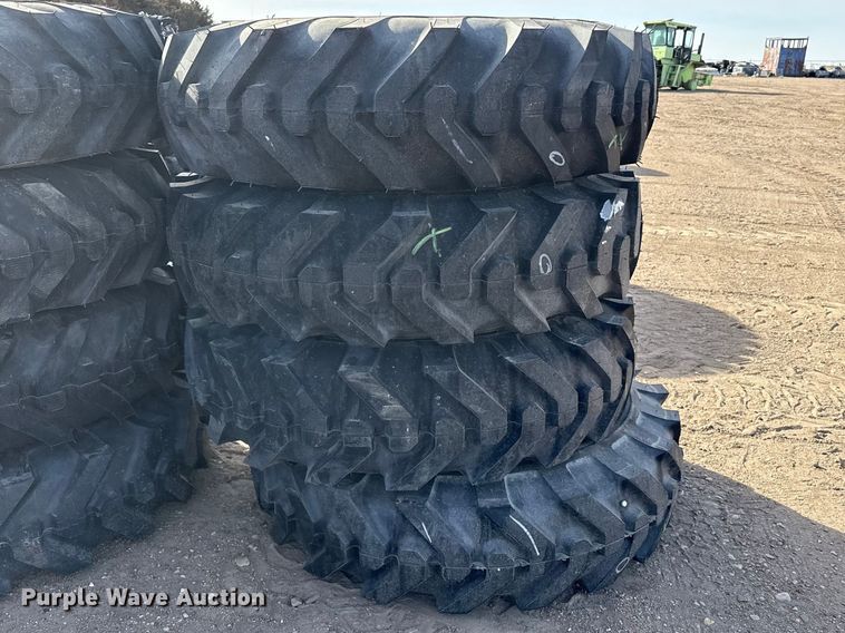 image for item DZ5052 (4) 13.00-24 tires and wheels