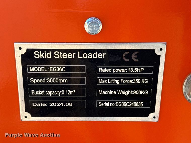 image for item DZ5062 2024 EG36C compact utility loader