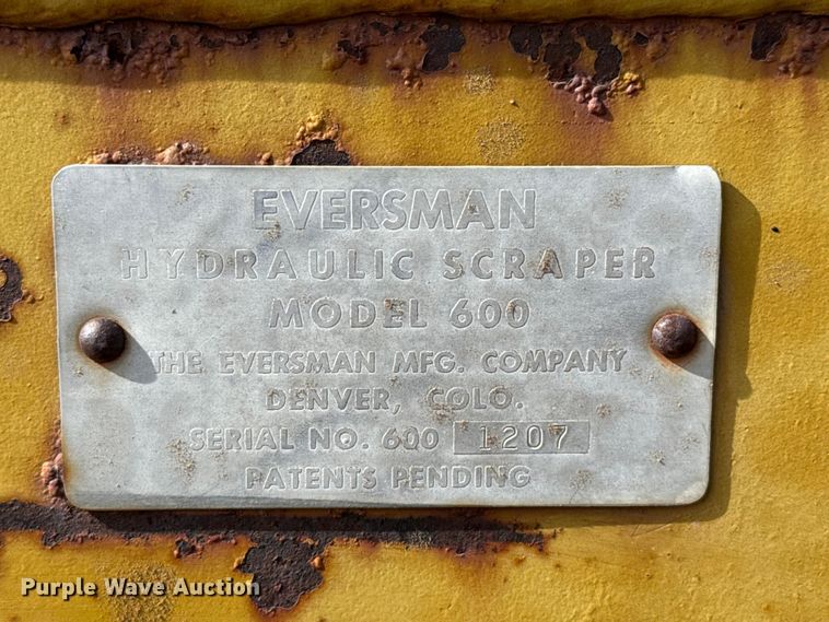 image for item DZ5071 Eversman 600 scraper
