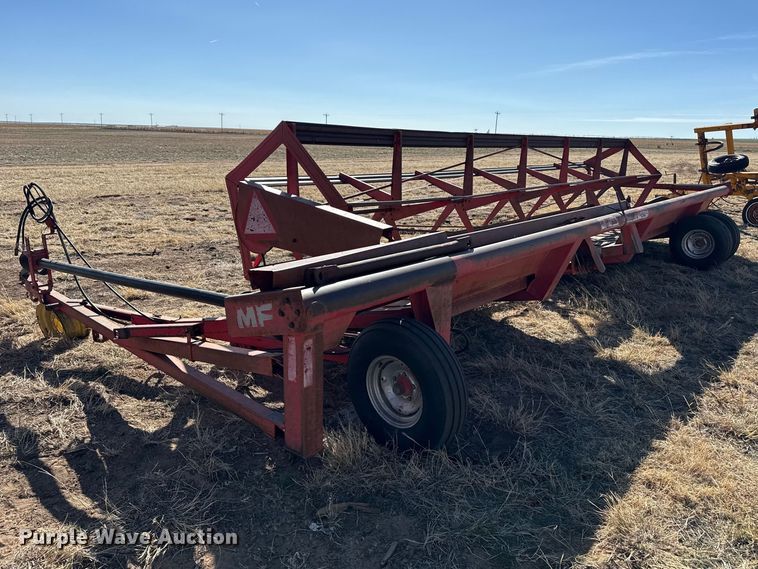 image for item DZ5108 1971 Massey Ferguson 35 swather / windrower
