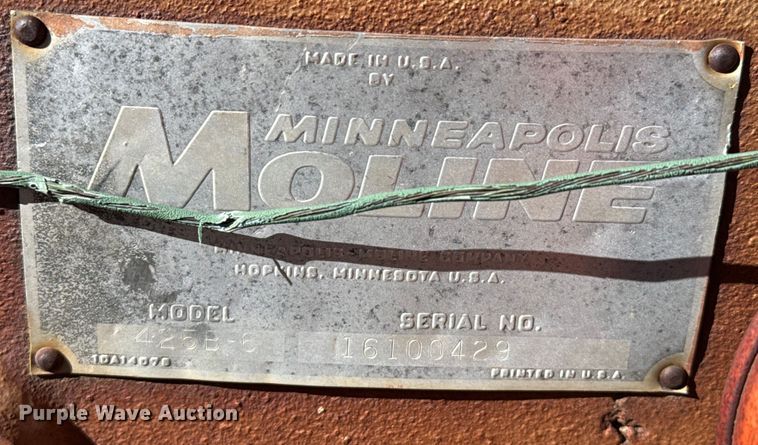 image for item DZ5122 Minneapolis Moline tractor