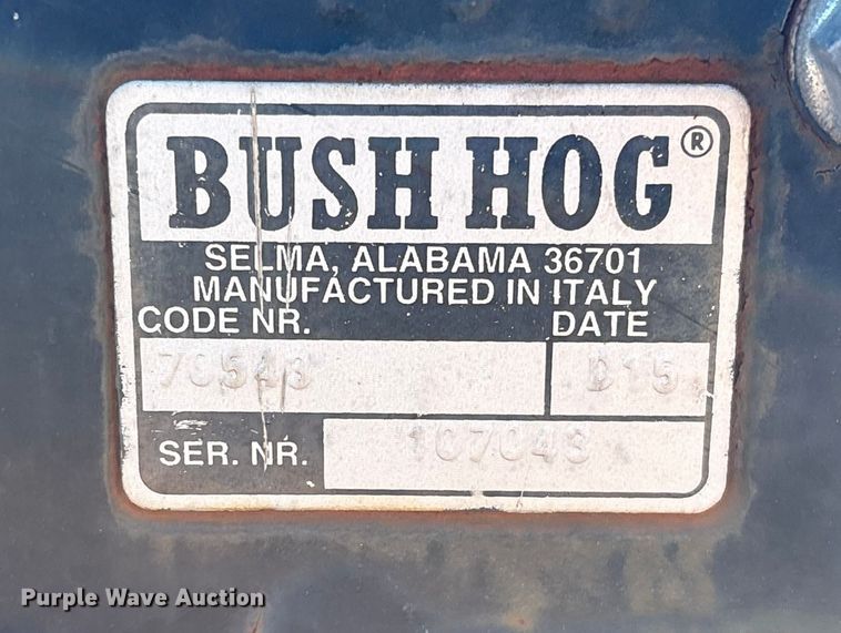 image for item EF0984 Bush Hog rotary mower