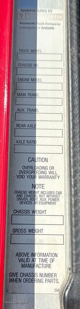 image for item EF2324 1994 Kenworth T660 semi truck